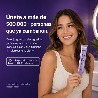 Enjuague Bucal Morado | Blanqueador Dental