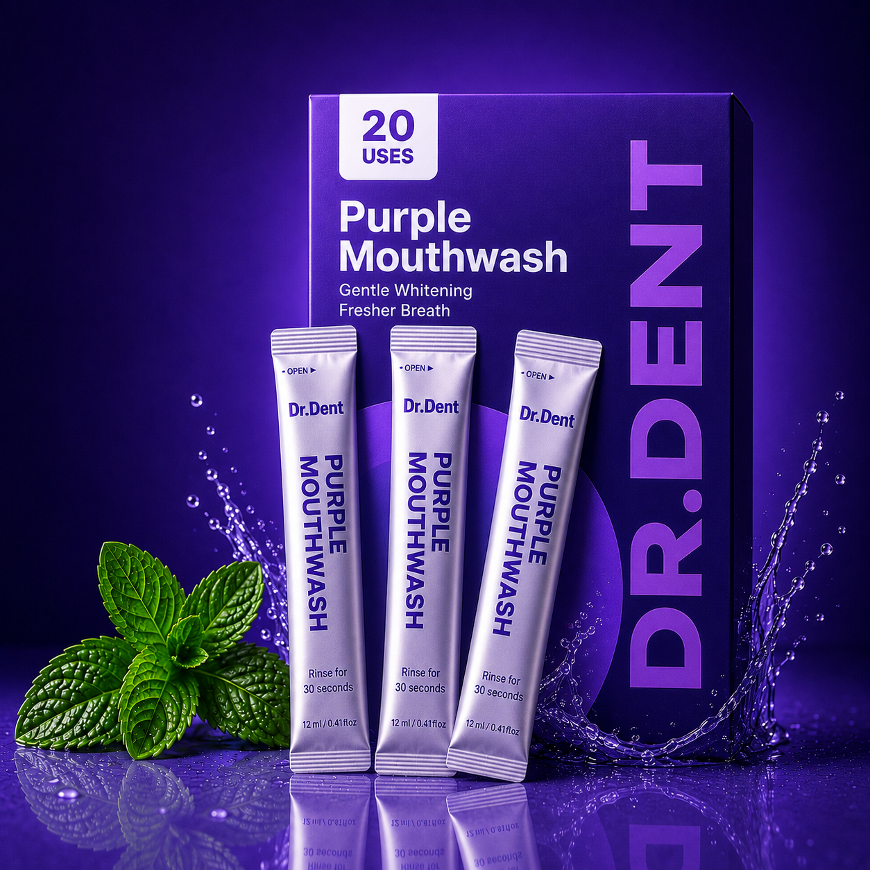 Enjuague Bucal Morado | Blanqueador Dental