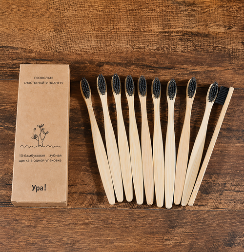 Cepillos de Dientes Bamboo | 10 Unds