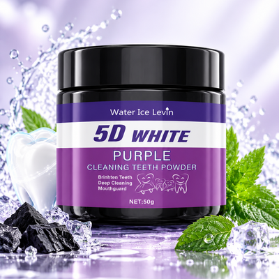 Polvo Morado de Limpieza Dental
